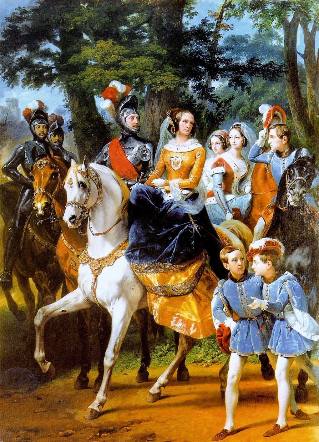 Орас Верне. Царскосельская карусель. 1842