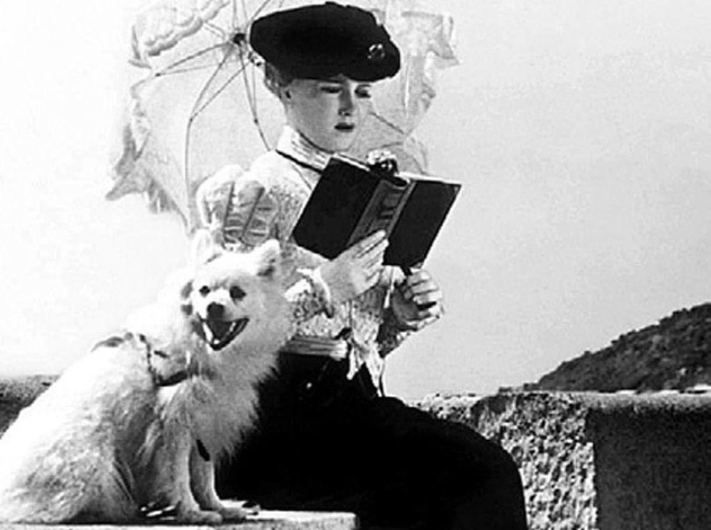 Кадр из фильма «Дама с собачкой» (1959)