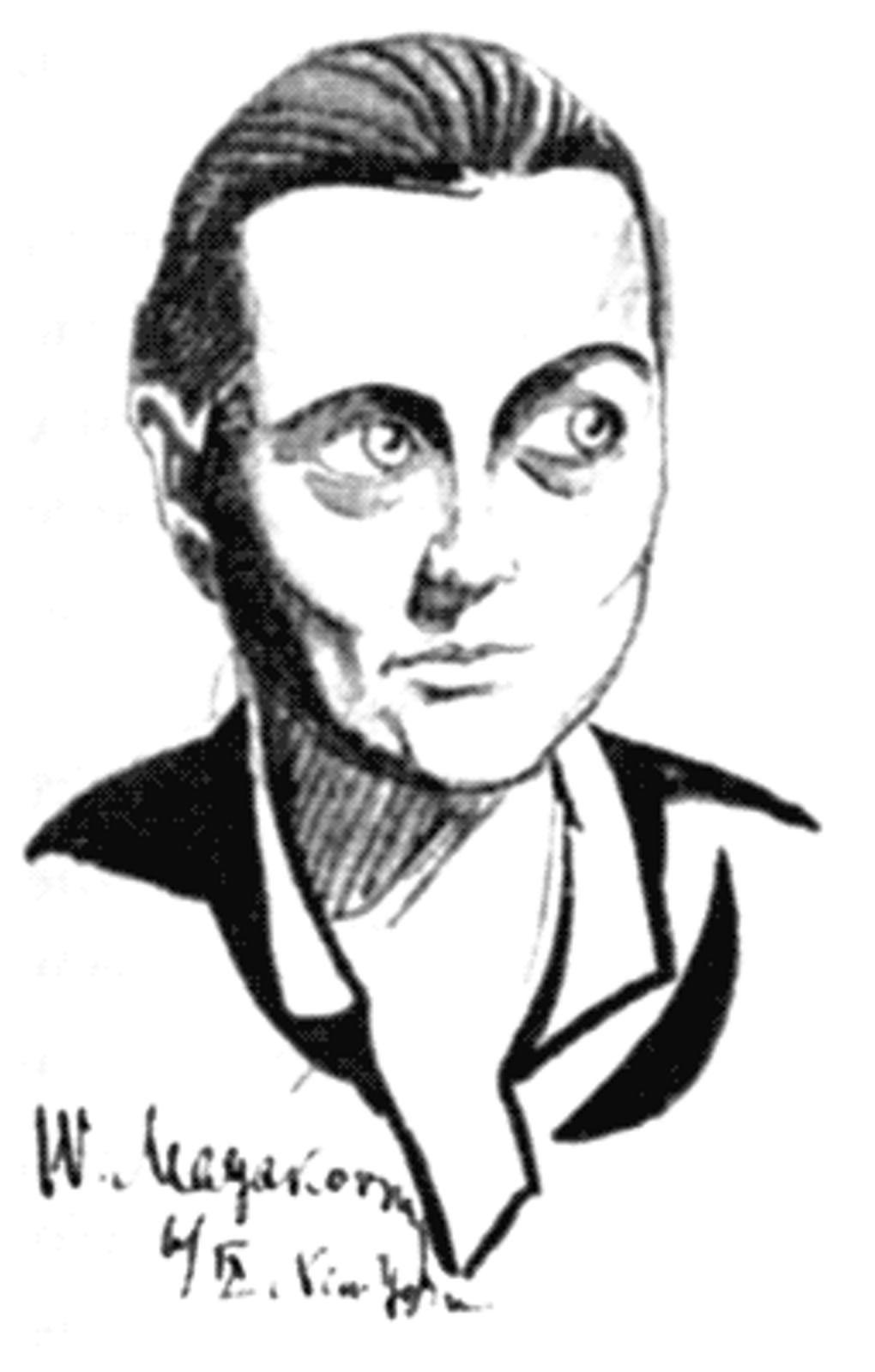 Элли Джонс. Рисунок Владимира Маяковского