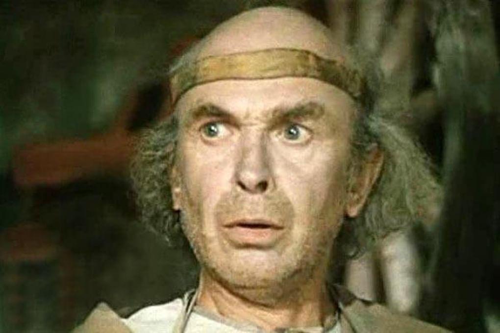 Юрий Катин-Ярцев в роли Джузеппе в фильме «Приключения Буратино» (1975)