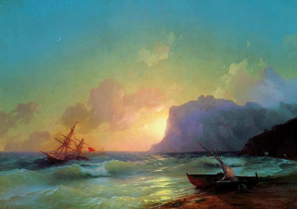 Иван Айвазовский. Море. Коктебель. 1853