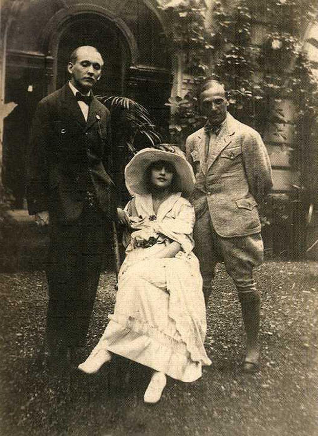 А. Вертинский, В. Холодная, А. Бойтлер. Фотография: odessa-memory.info
