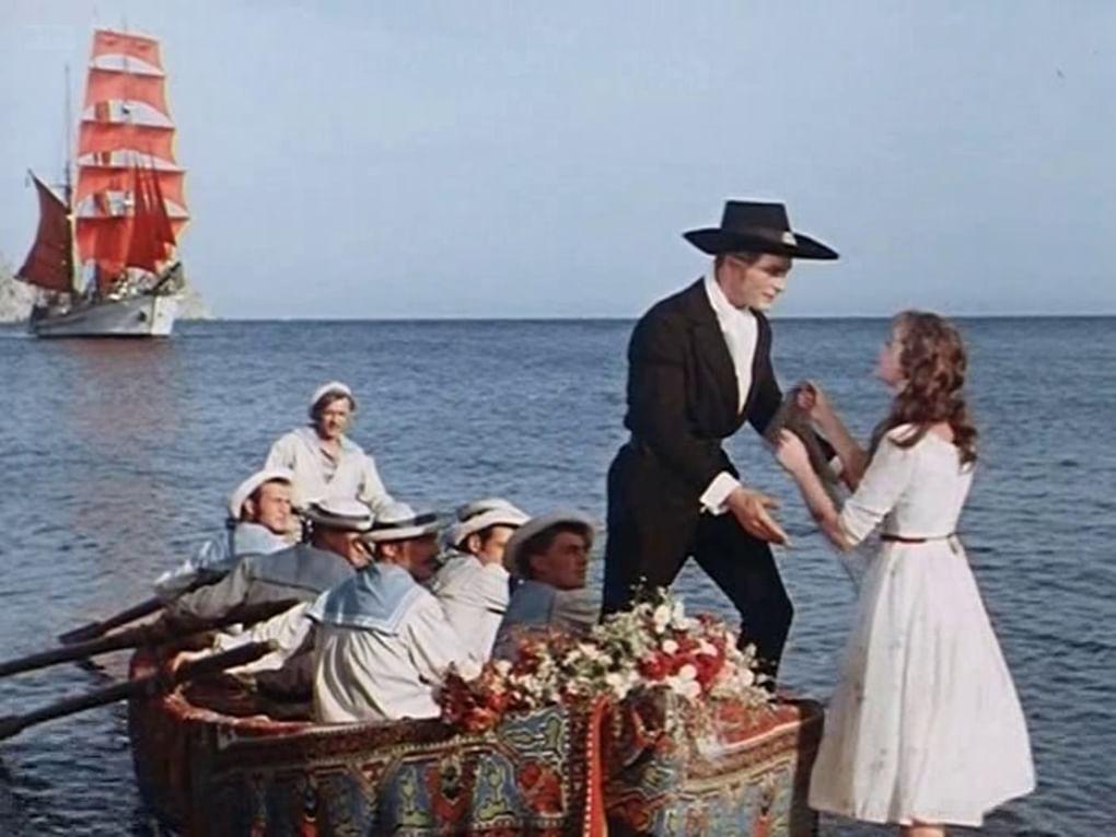 Кадр из фильма «Алые паруса» (1961)