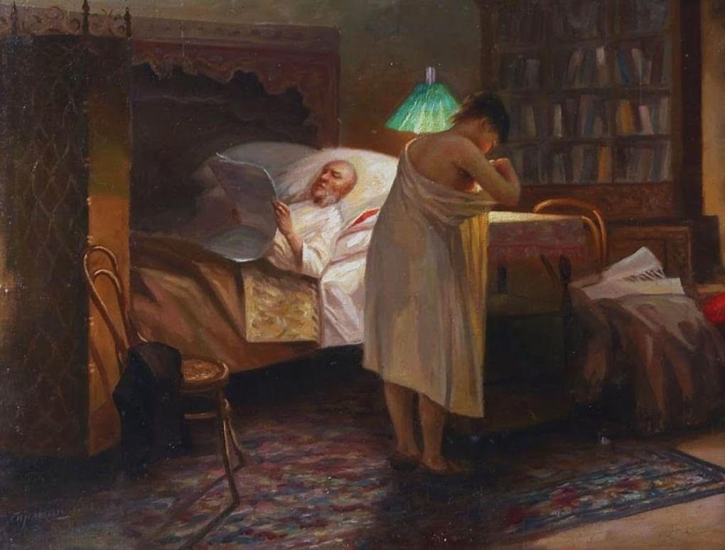 Илларион Прянишников. У тихой пристани. 1893. Государственный Русский музей, Санкт-Петербург