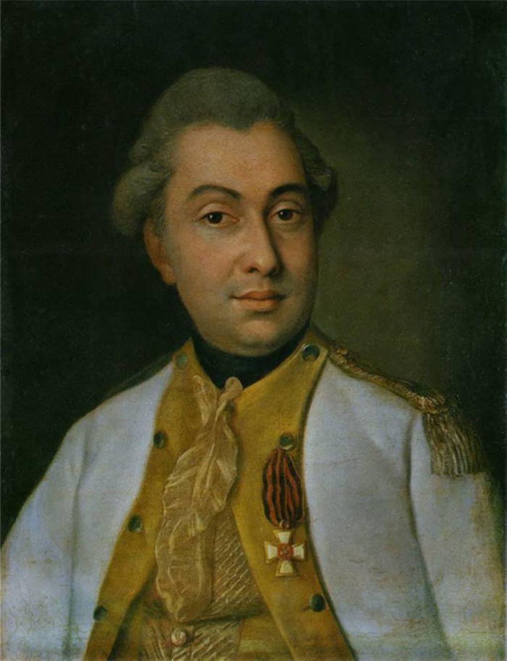Неизвестный художник. Михаил Илларионович Кутузов в молодости. 1777