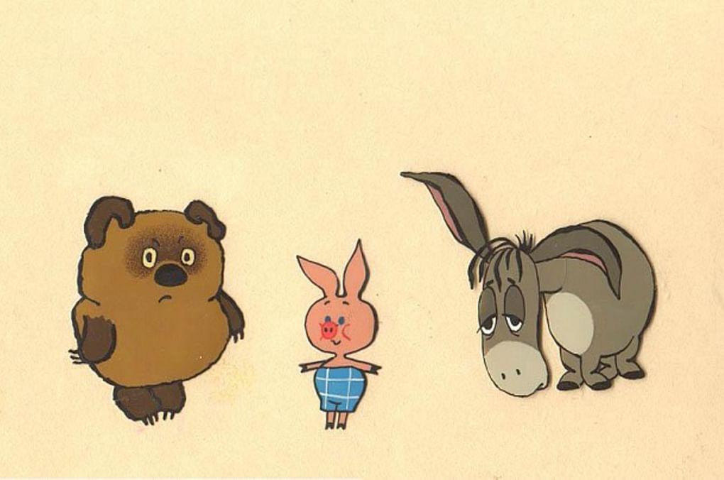 Владимир Зуйков, Эдуард Назаров. Эскиз к мультфильму «Винни-Пух и день забот». 1972. Фотография: goskatalog.ru
