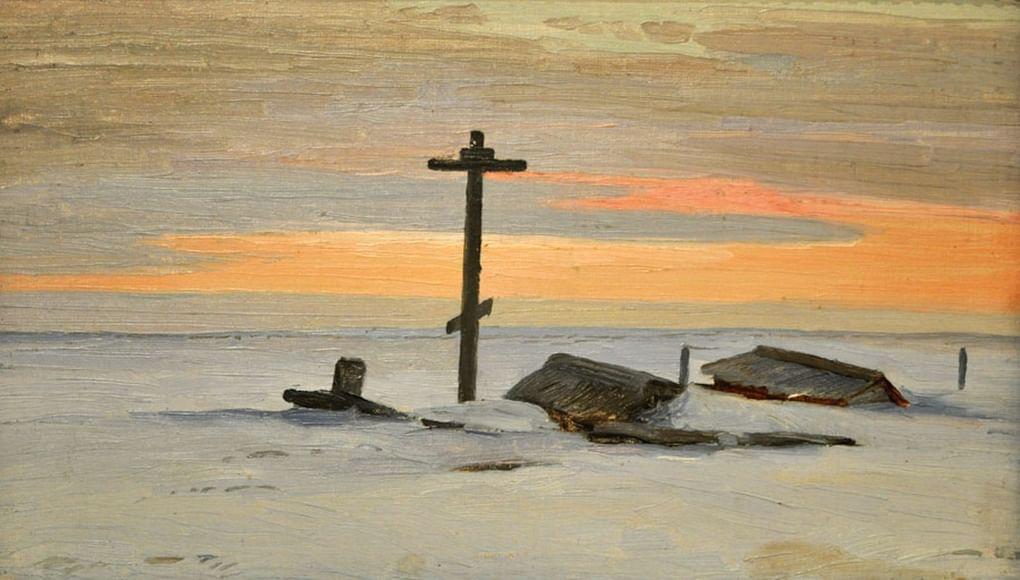 Александр Борисов. Кладбище на острове Вайгач. 1898