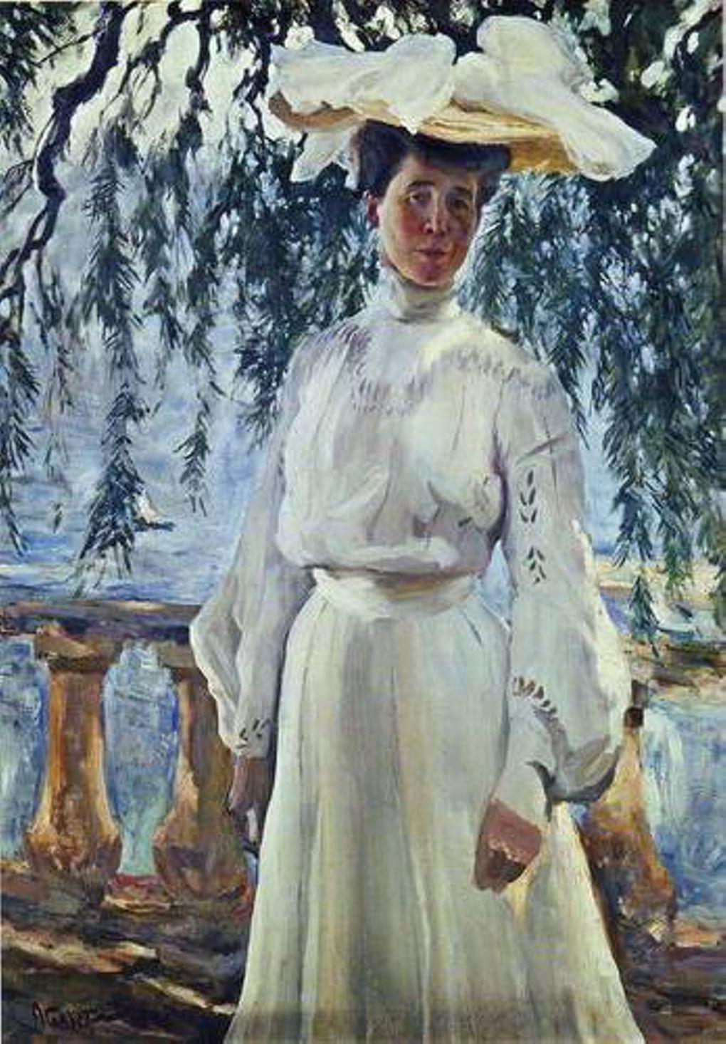 Леон Бакст. Портрет Любови Гриценко. 1903. ГТГ