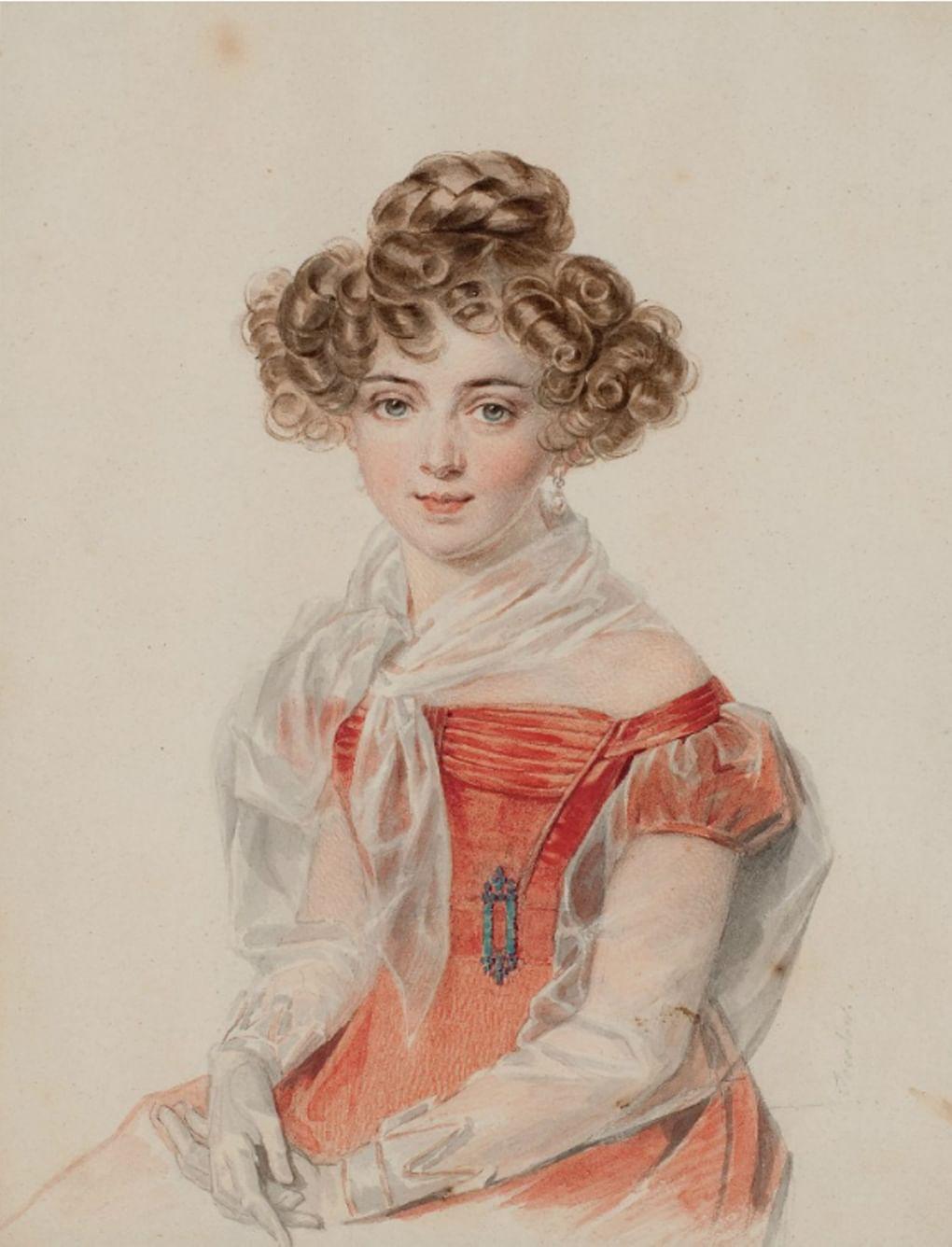 Петр Соколов. Портрет Софьи Бобринской. 1827. ГЭ