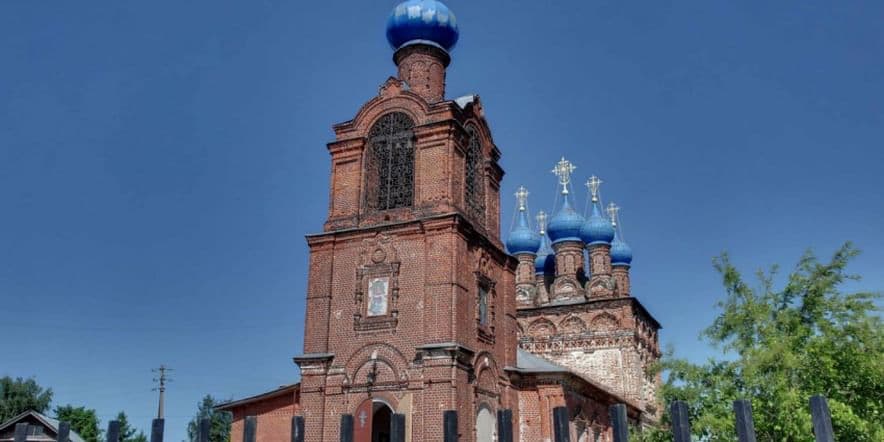 Основное изображение обзора объекта "Храм Покрова Пресвятой Богородицы в Храпово Рязанской области (Покровский храм; Богородицкий храм)"