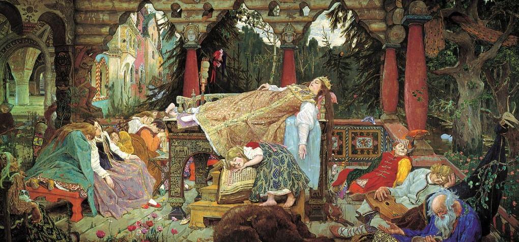 Виктор Васнецов. Спящая царевна. 1900-1926. Дом-музей В.М. Васнецова
