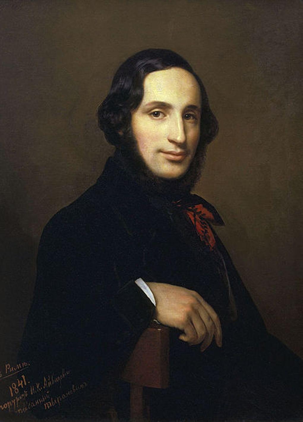 Алексей Тыранов. Портрет И. Айвазовского. 1841