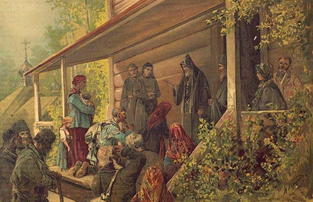 Николай Каразин. Иллюстрация к роману Федора Достоевского «Братья Карамазовы». Книга 12. 1893