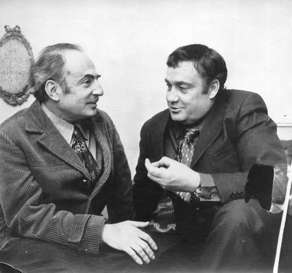 Режиссер Эльдар Рязанов, драматург Эмиль Брагинский. Фотография: museikino.ru