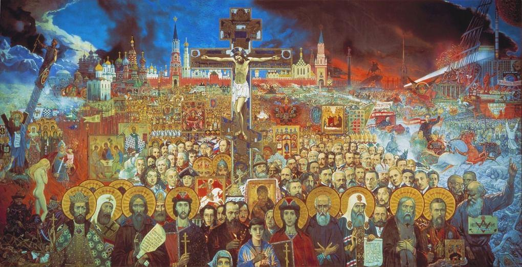 Илья Глазунов. Вечная Россия. 1988. Московская государственная картинная галерея Ильи Глазунова