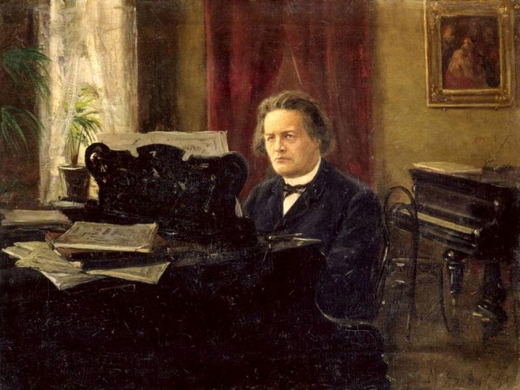 Михаил Яровой. Портрет композитора Антона Рубинштейна. XIX в. Музей музыкальной культуры им. М.И. Глинки
