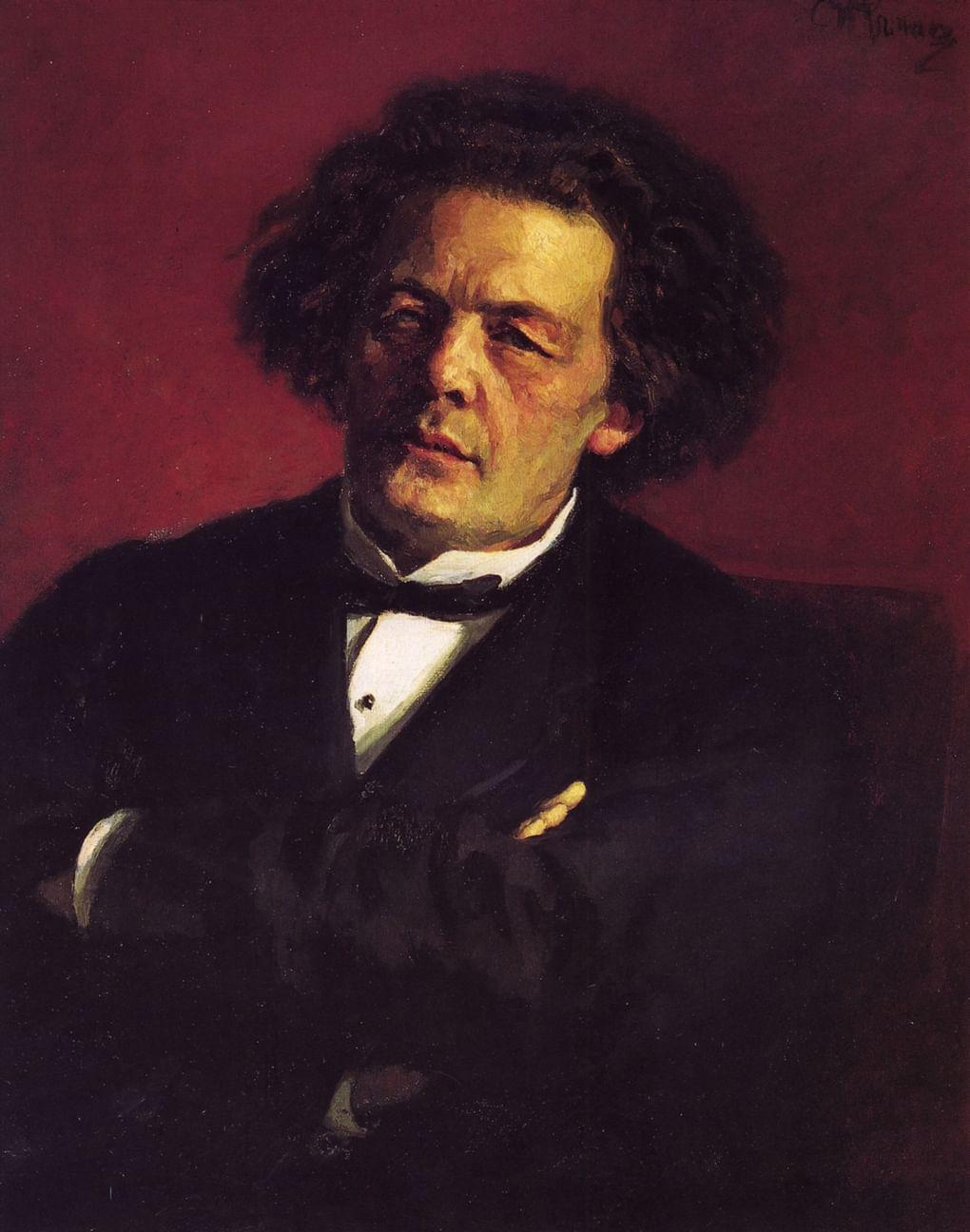 Илья Репин. Портрет композитора Антона Рубинштейна. 1881. ГТГ