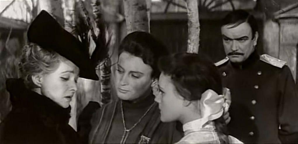 Кадр из художественного фильма Самсона Самсонова «Три сестры» (1964)