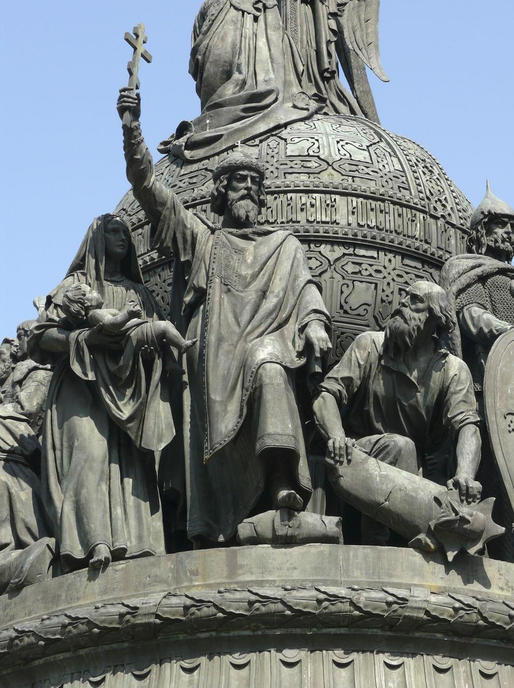 Михаил Микешин, Иван Шредер, Виктор Гартман. Монумент «Тысячелетие России». 1862. Великий Новгород