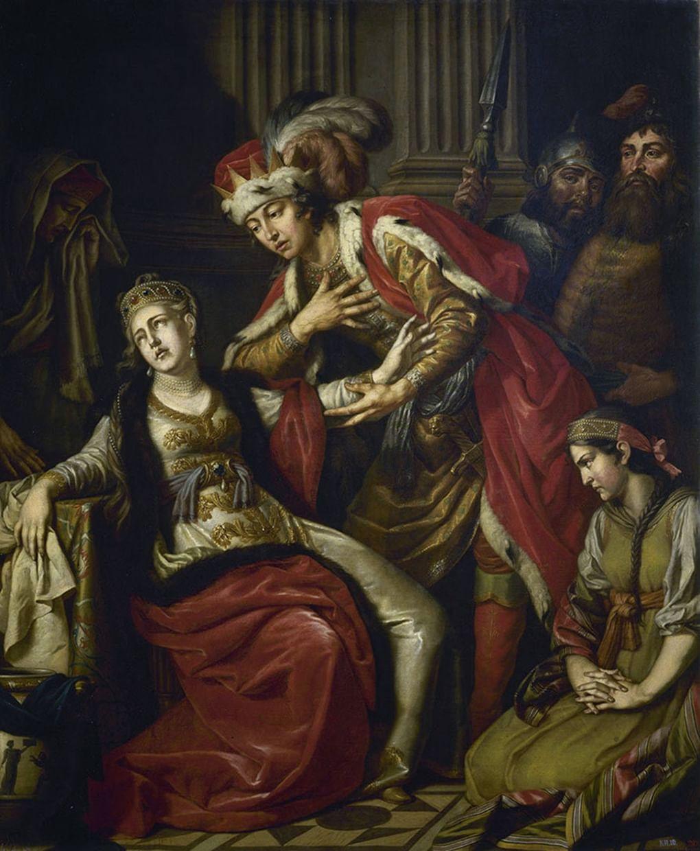 Антон Лосенко. Владимир и Рогнеда. 1770. ГРМ