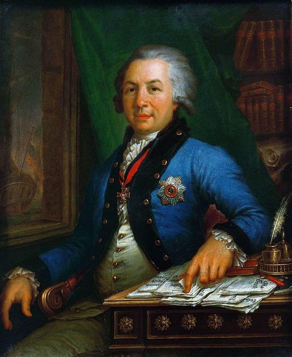 Владимир Боровиковский. Портрет Гавриила Державина. 1795. ГТГ