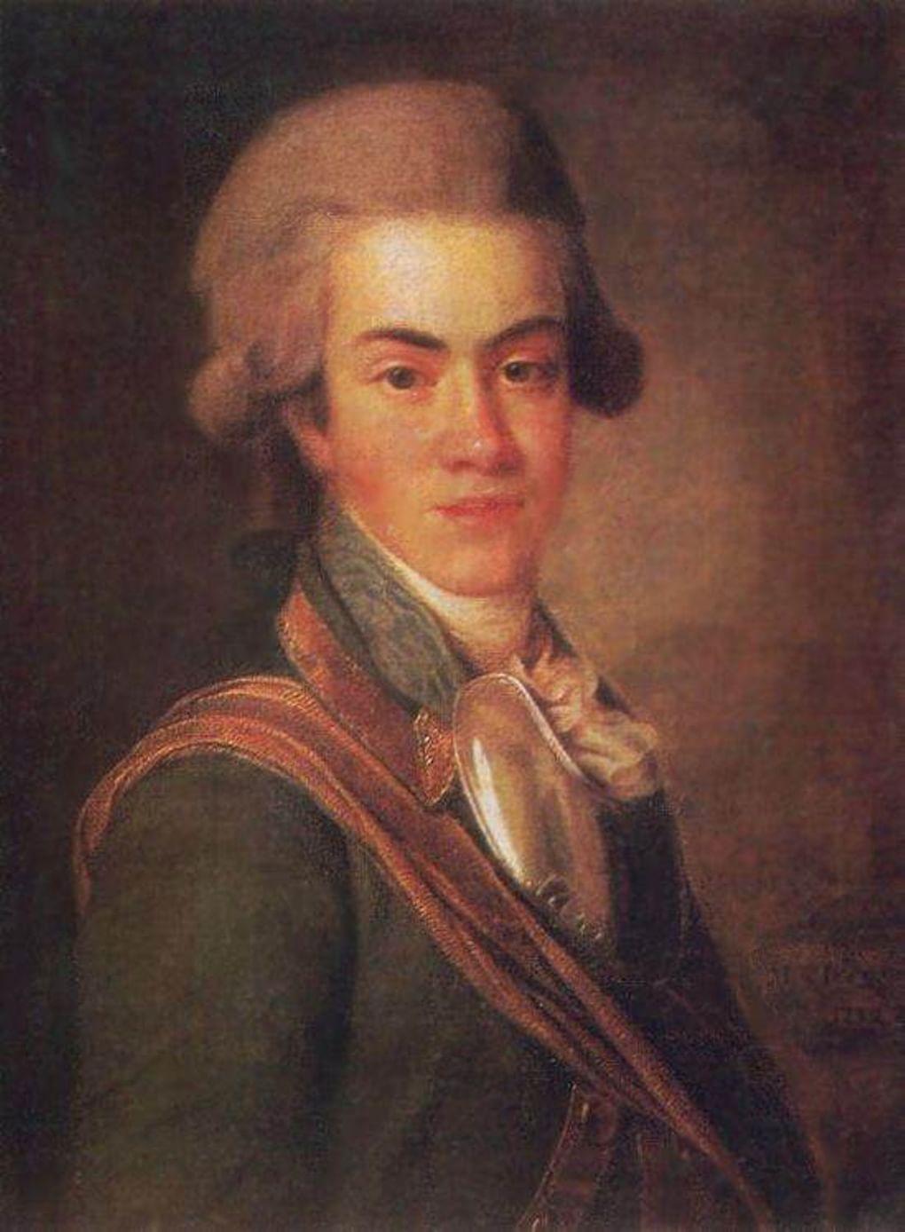 Дмитрий Левицкий. Портрет Ивана Долгорукова. 1782. Государственный Киевский музей русского искусства