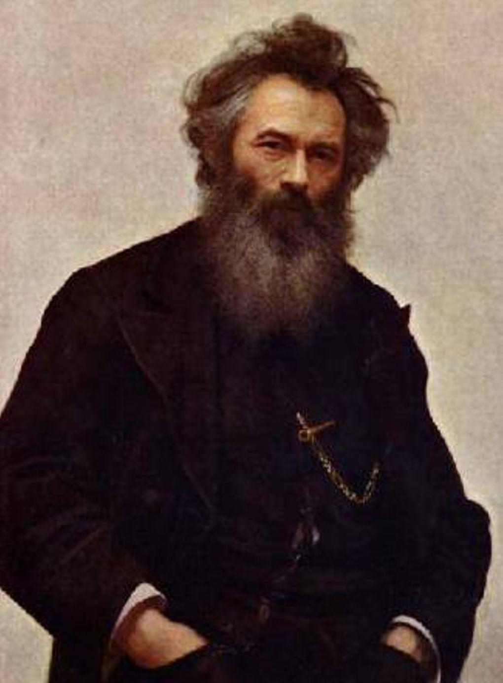 Иван Крамской. Портрет И.И. Шишкина. 1880. ГРМ