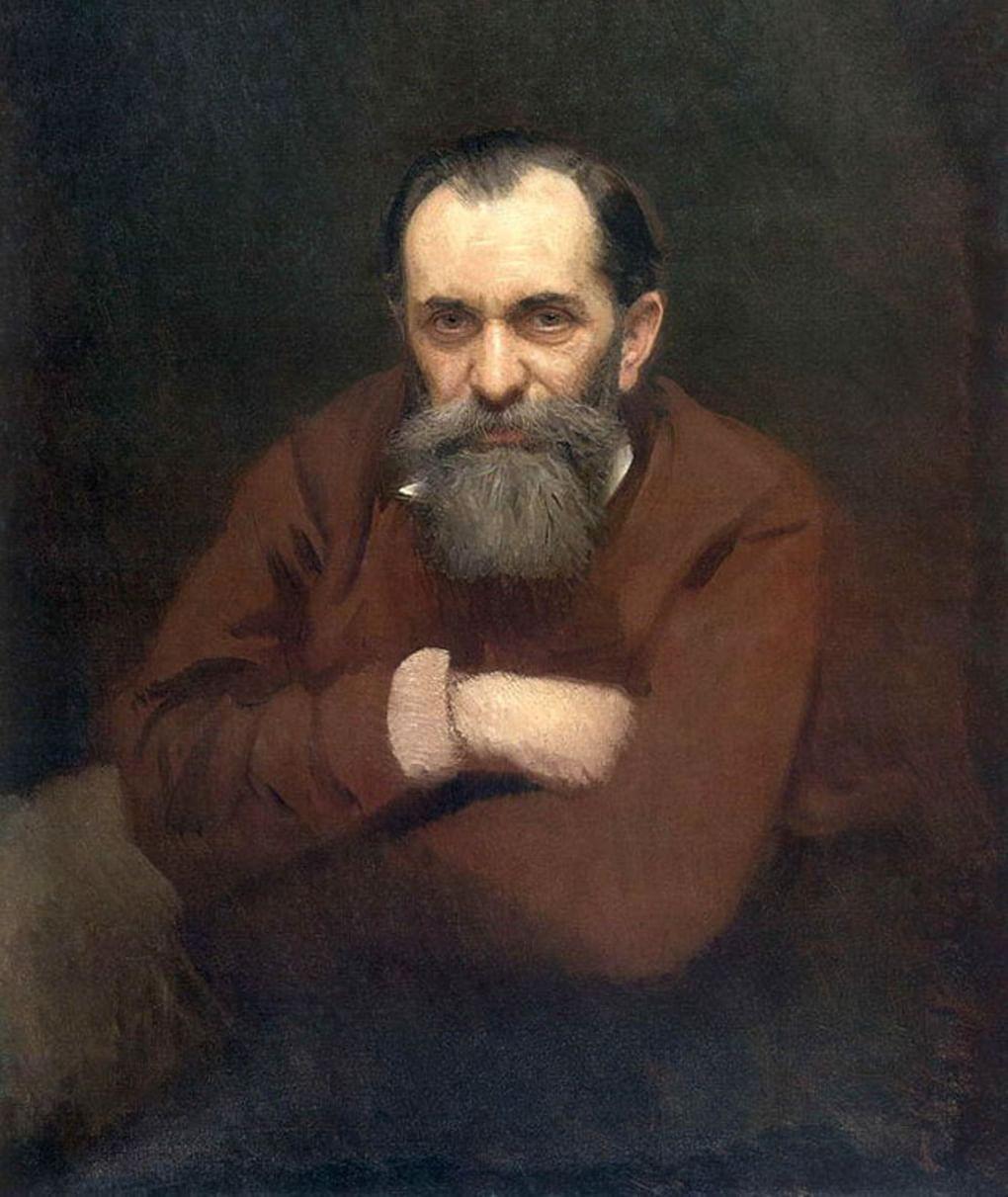 Иван Крамской. Портрет В.Г. Перова. 1881. ГРМ