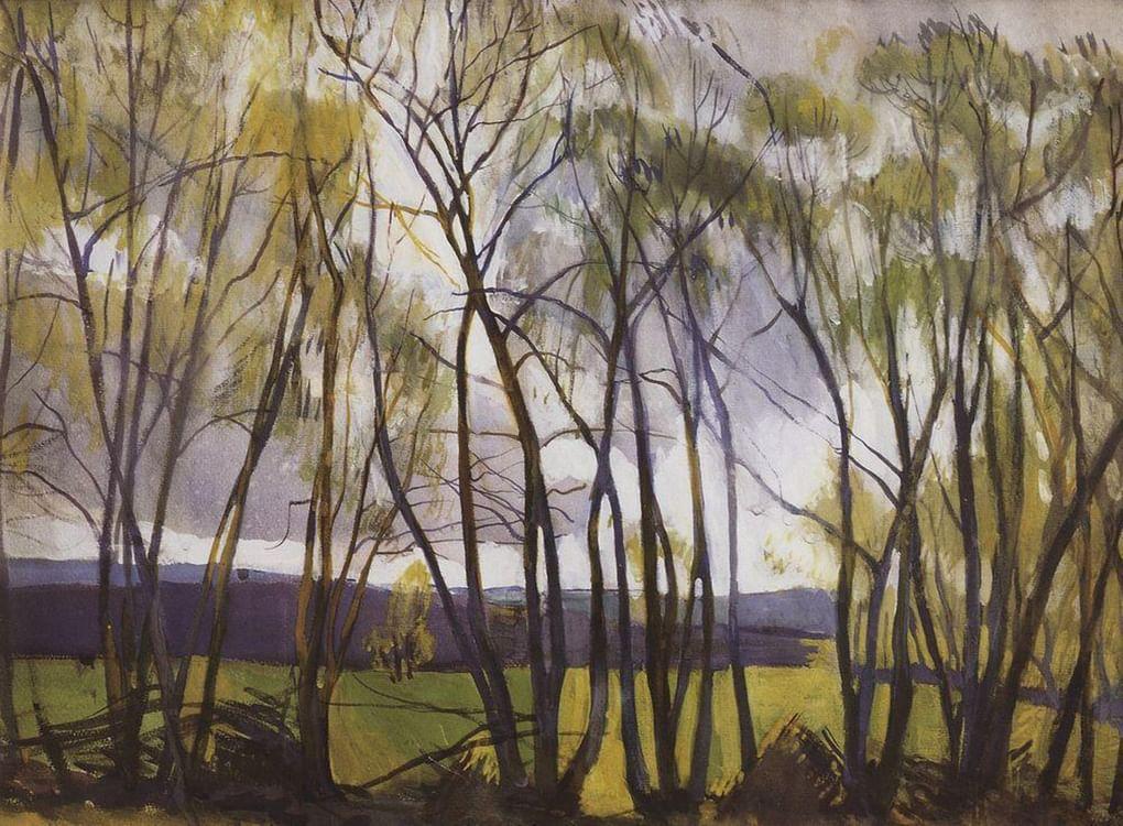 Зинаида Серебрякова. Перед грозой (Село Нескучное). 1911. ГРМ