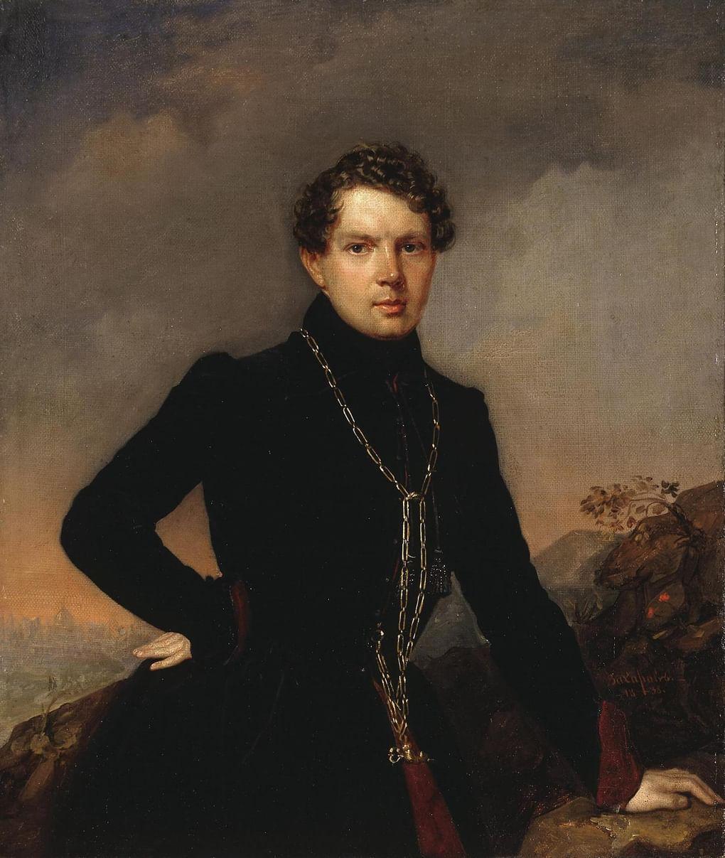 Петр Захаров-Чеченец. Андрей Муравьев. 1838. ГЭ