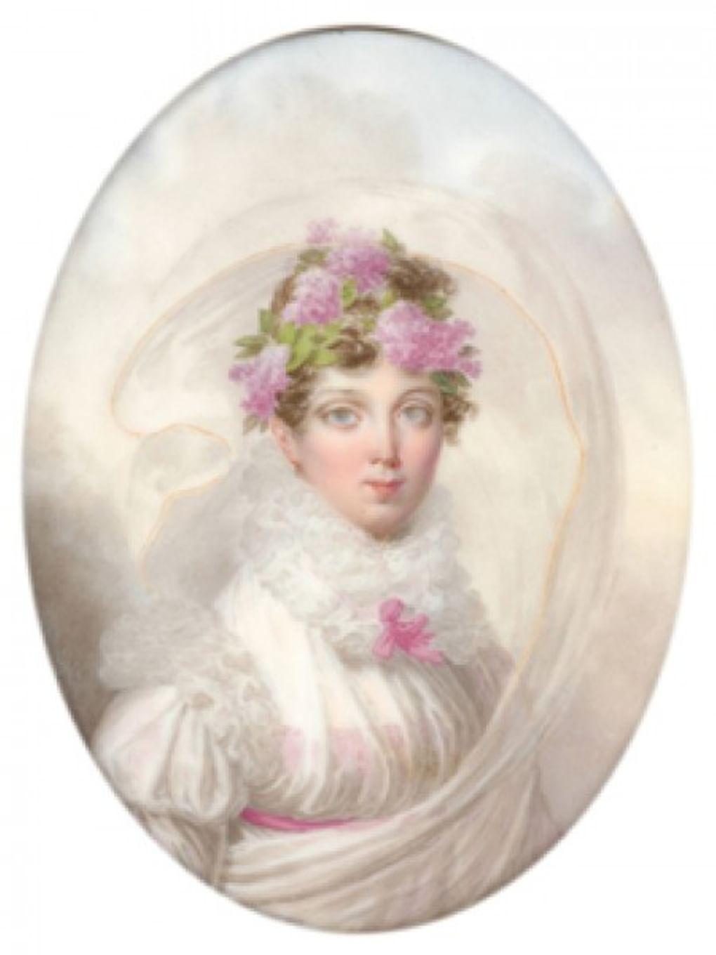 Жан Дезире Мюнере. Зинаида Волконская. Миниатюра. 1810-е. Аукционный дом «В Никитском»