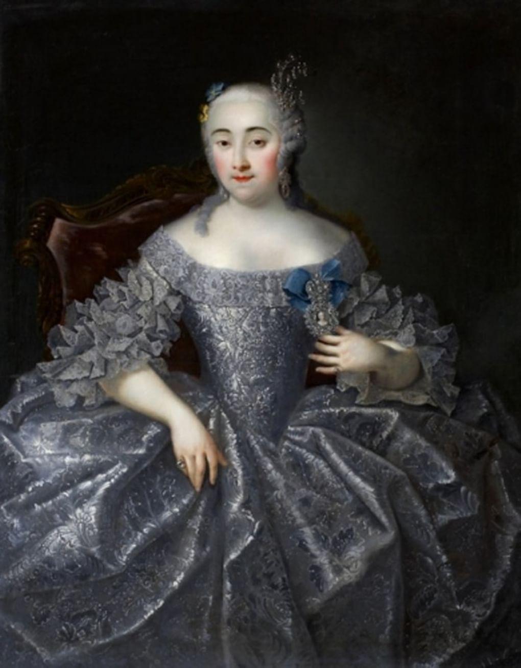 Г.Х. Грот. Портрет Варвары Алексеевны Шереметевой. 1746. ГТГ