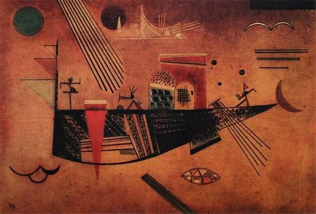 Василий Кандинский. Причудливое. 1930. Музей Бойманса - ван Бёнингена, Роттердам