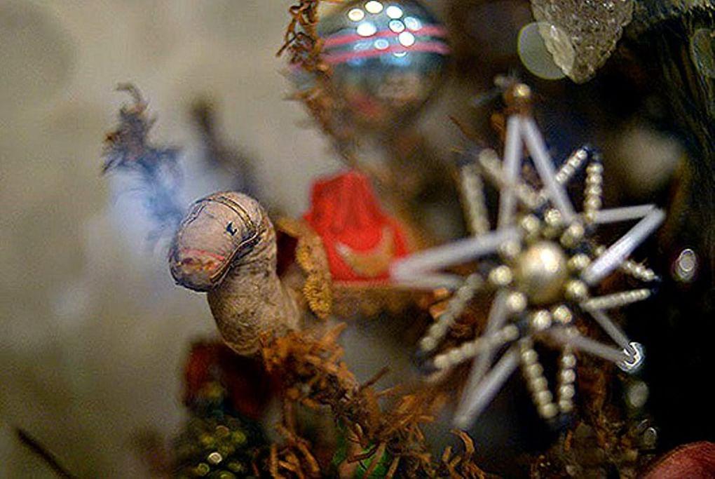 Звезда (монтированная игрушка, стекло, конец XIX – начало XX века)