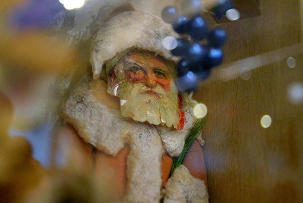 Рождественский дед (ватная игрушка, хромолитография, конец XIX – начало XX века)