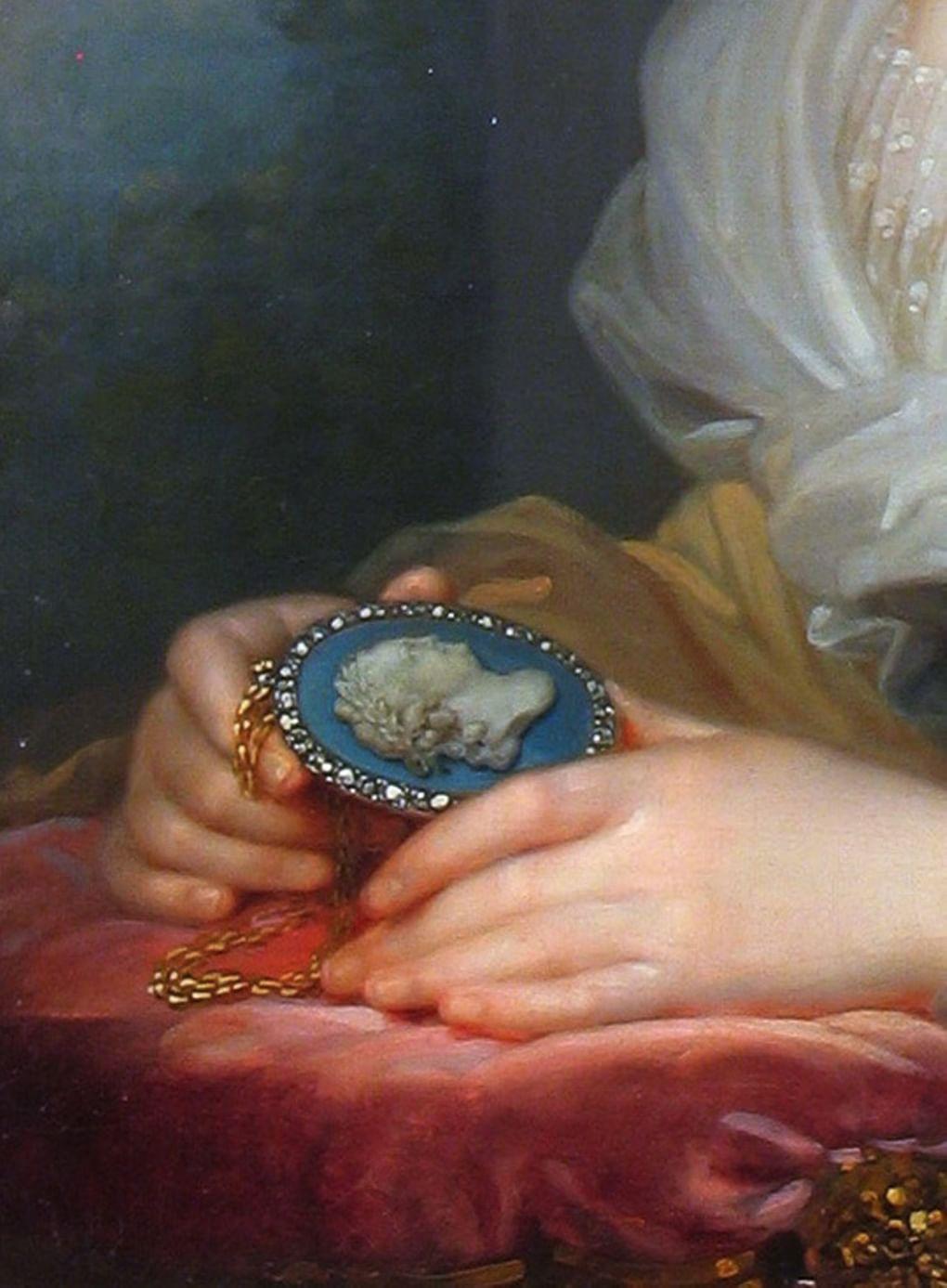 Владимир Боровиковский. Портрет Елизаветы Алексеевны (фрагмент). 1795. ГМЗ «Павловск»