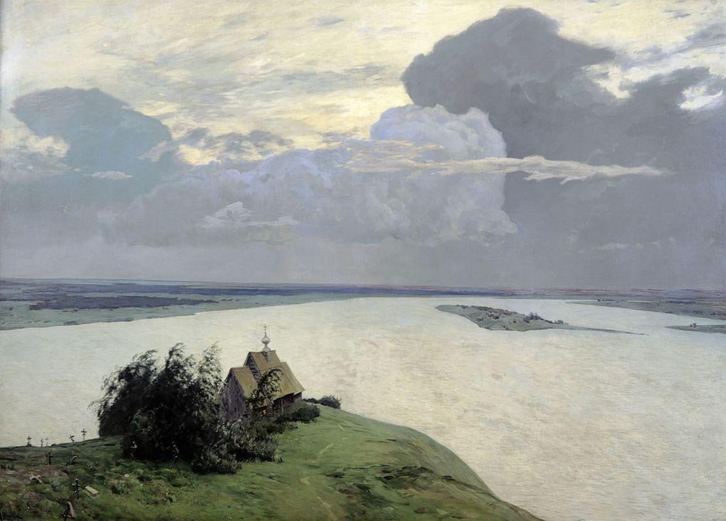 Исаак Левитан. Над вечным покоем. 1894. ГТГ