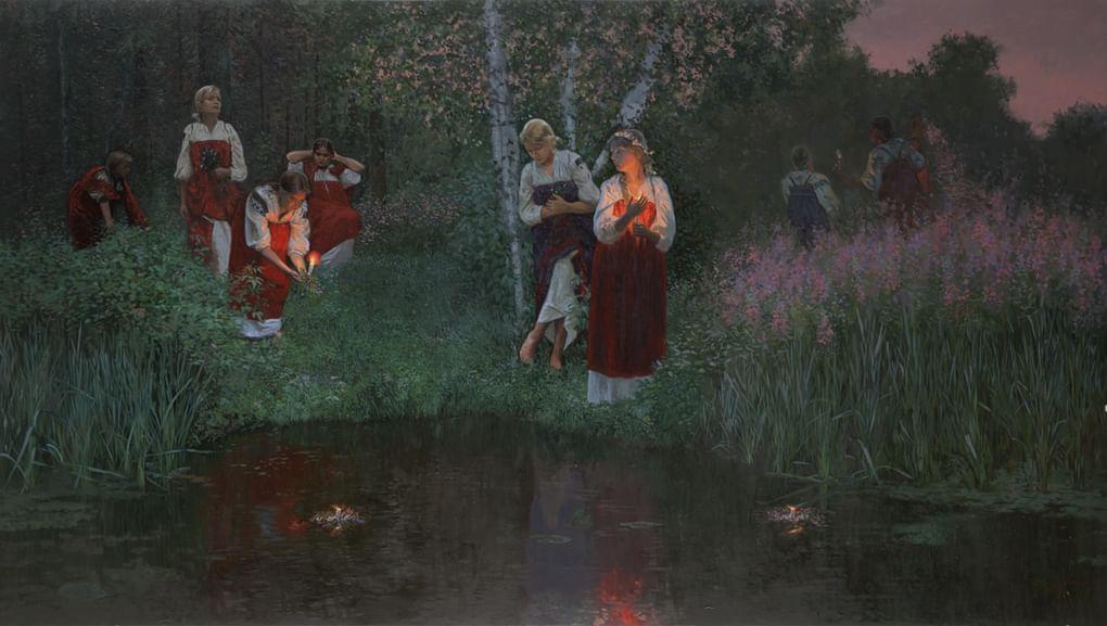 Семен Кожин. Иван Купала. Гадание на венках. 2009. Фотография: wikimedia.org