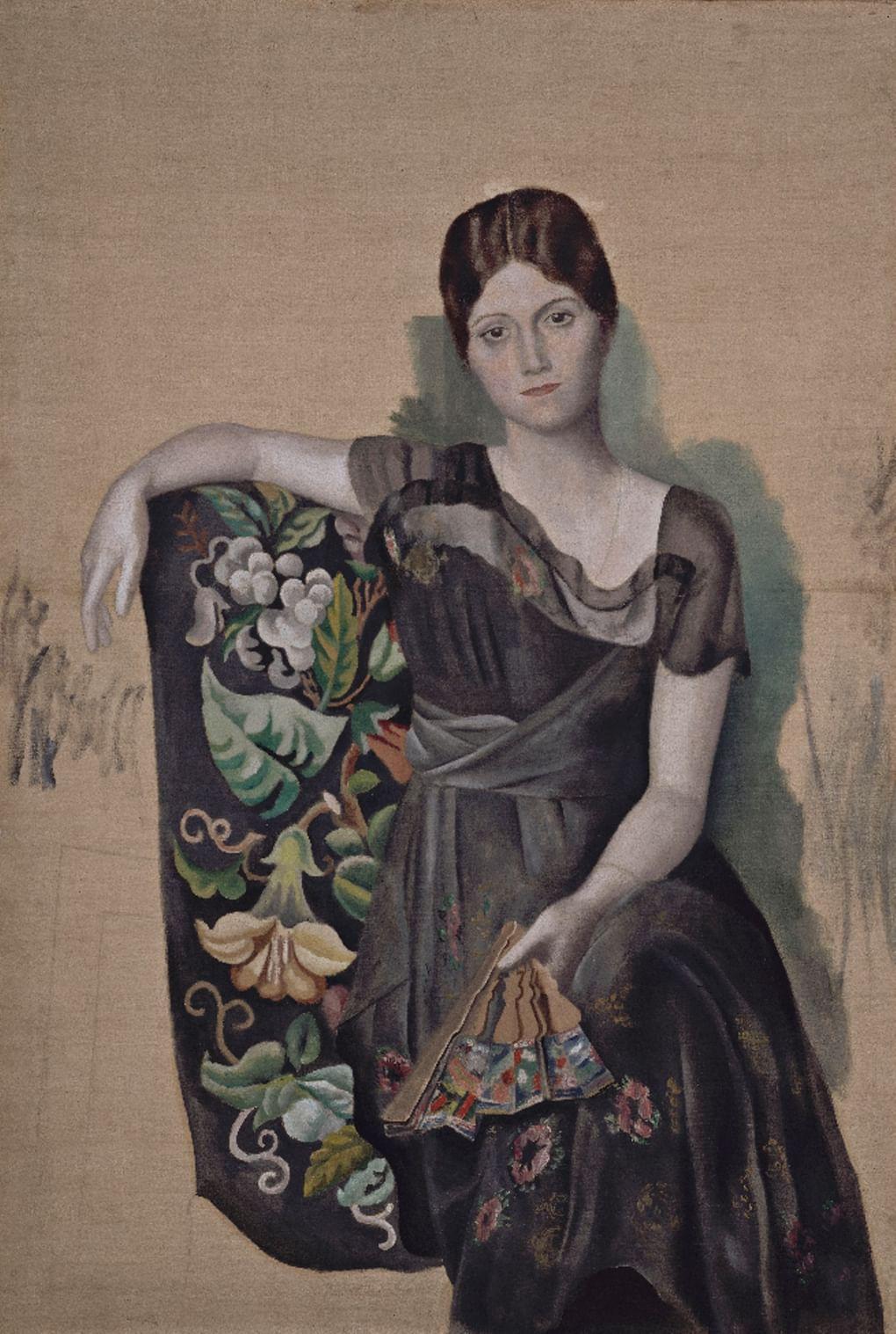 Пабло Пикассо. Портрет Ольги в кресле. 1917. Музей Пикассо, Париж, Франция