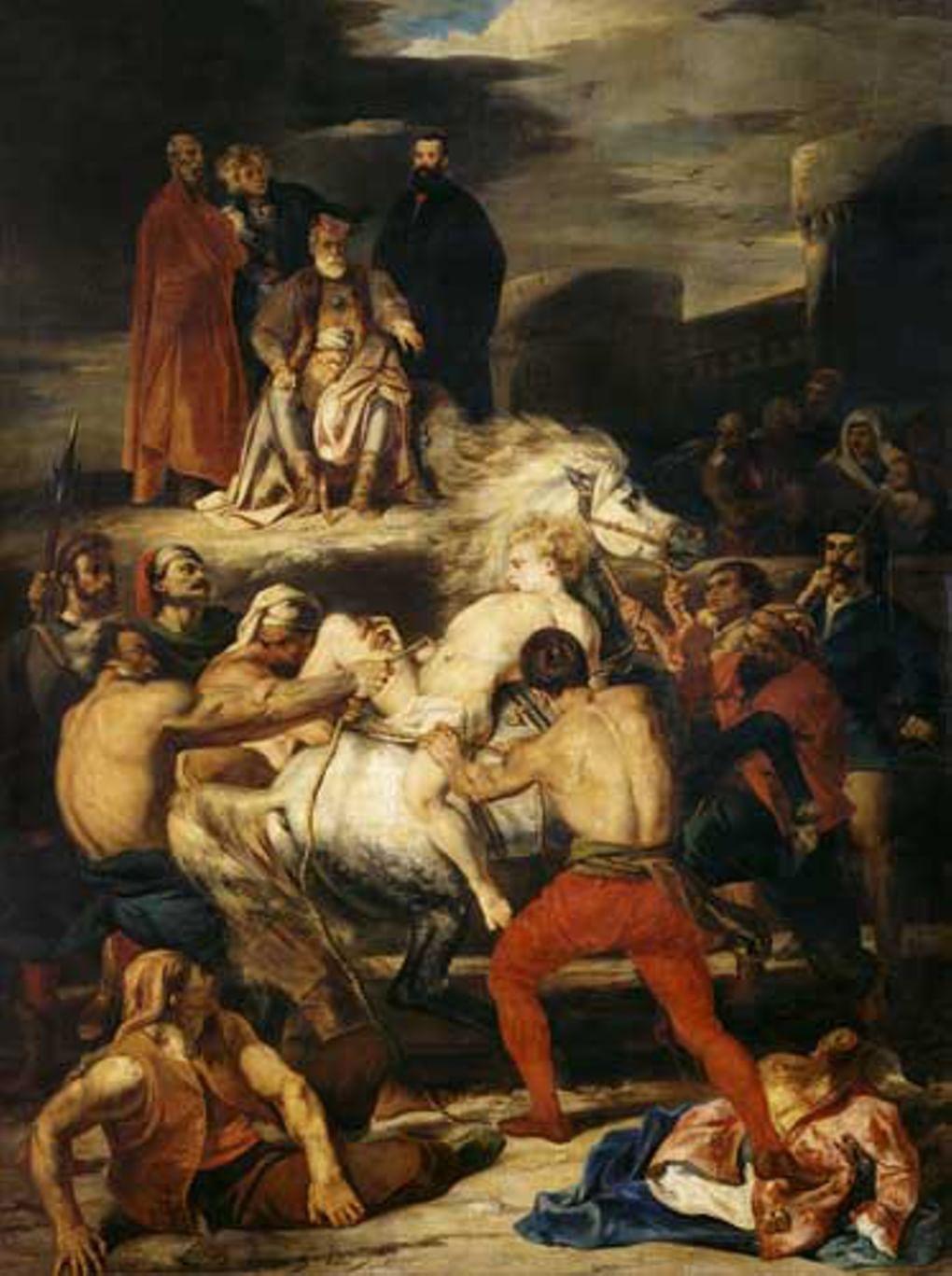 Луи Буланже. Мазепа. 1827. Музей изобразительных искусств, Руан, Франция