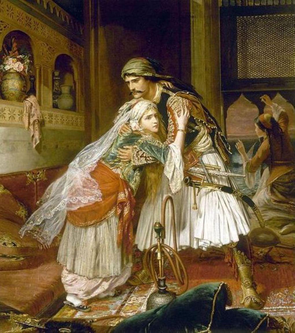 Чарльз Николс. Прощание Конрада и Медоры. 1-я. пол. XIX в. Частная коллекция
