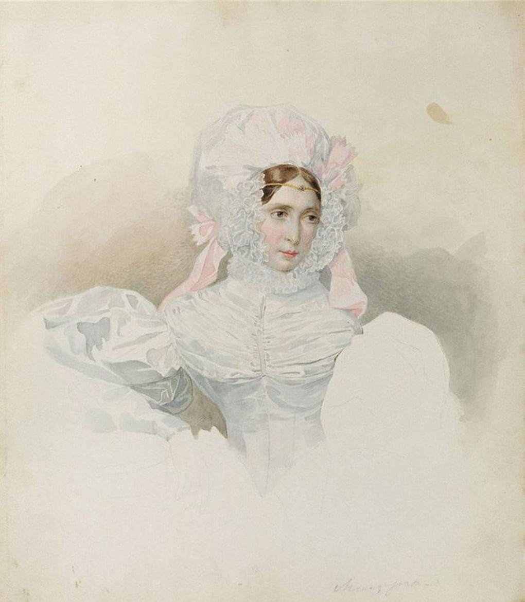 А. Брюллов. Портрет Татьяны Борисовны Потемкиной. 1830-е. ВМП