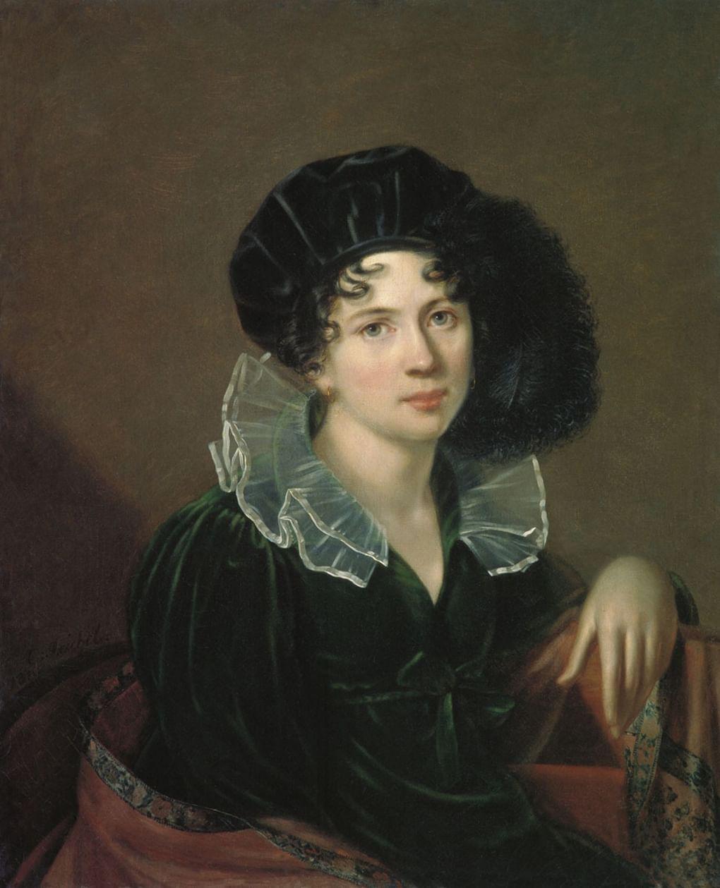 К. Рейхель. Портрет Татьяны Васильевны Голицыной. 1816, ГРМ