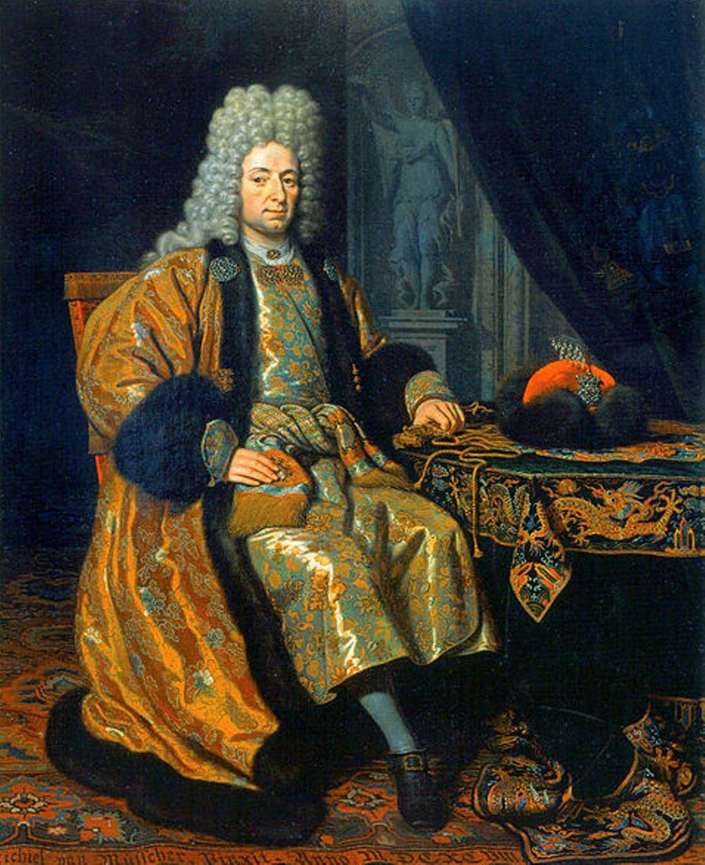 Михиль ван Мюссер. Портрет Франца Лефорта. 1698. Женевский музей искусства и истории, Швейцария