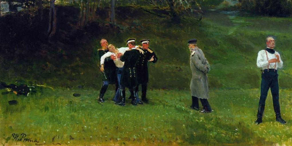 Илья Репин. Дуэль. 1896. Государственная Третьяковская галерея