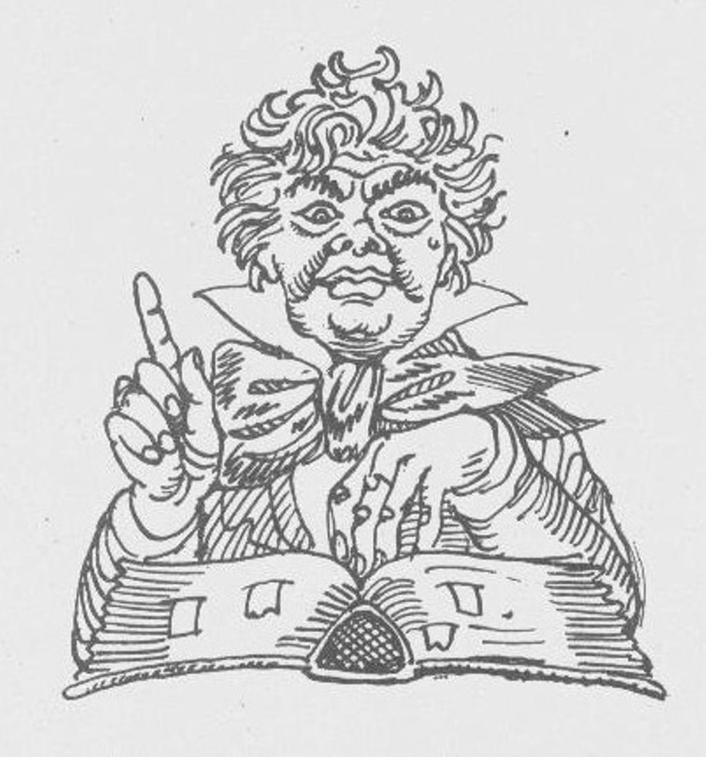 Николай Кузьмин. Козьма Прутков «в молодости». Иллюстрация к книге «Плоды раздумья». Издательство «Художник РСФСР», Ленинград, 1962