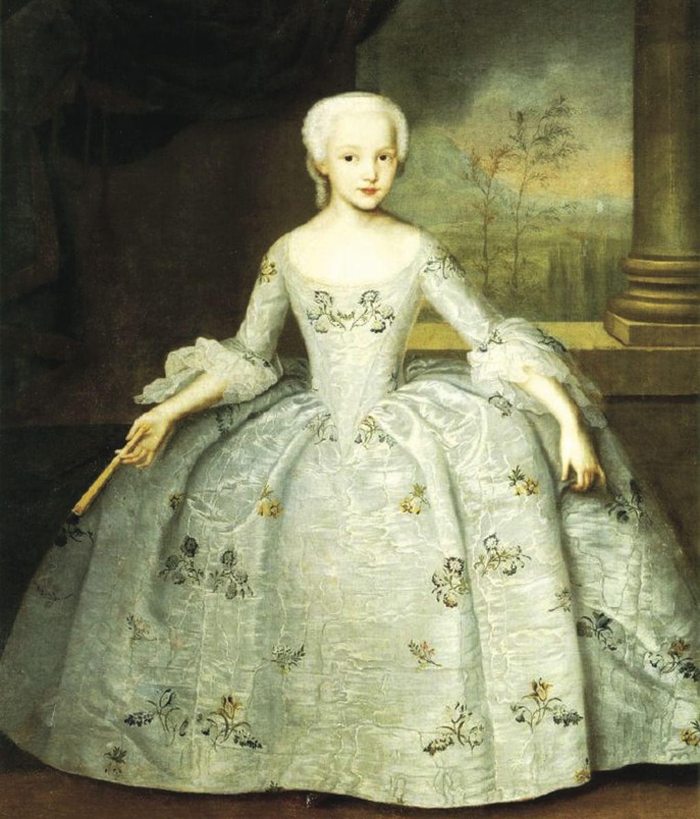 Иван Вишняков. Портрет Сарры Элеоноры Фермор. 1750 г. Русский музей, Санкт-Петербург