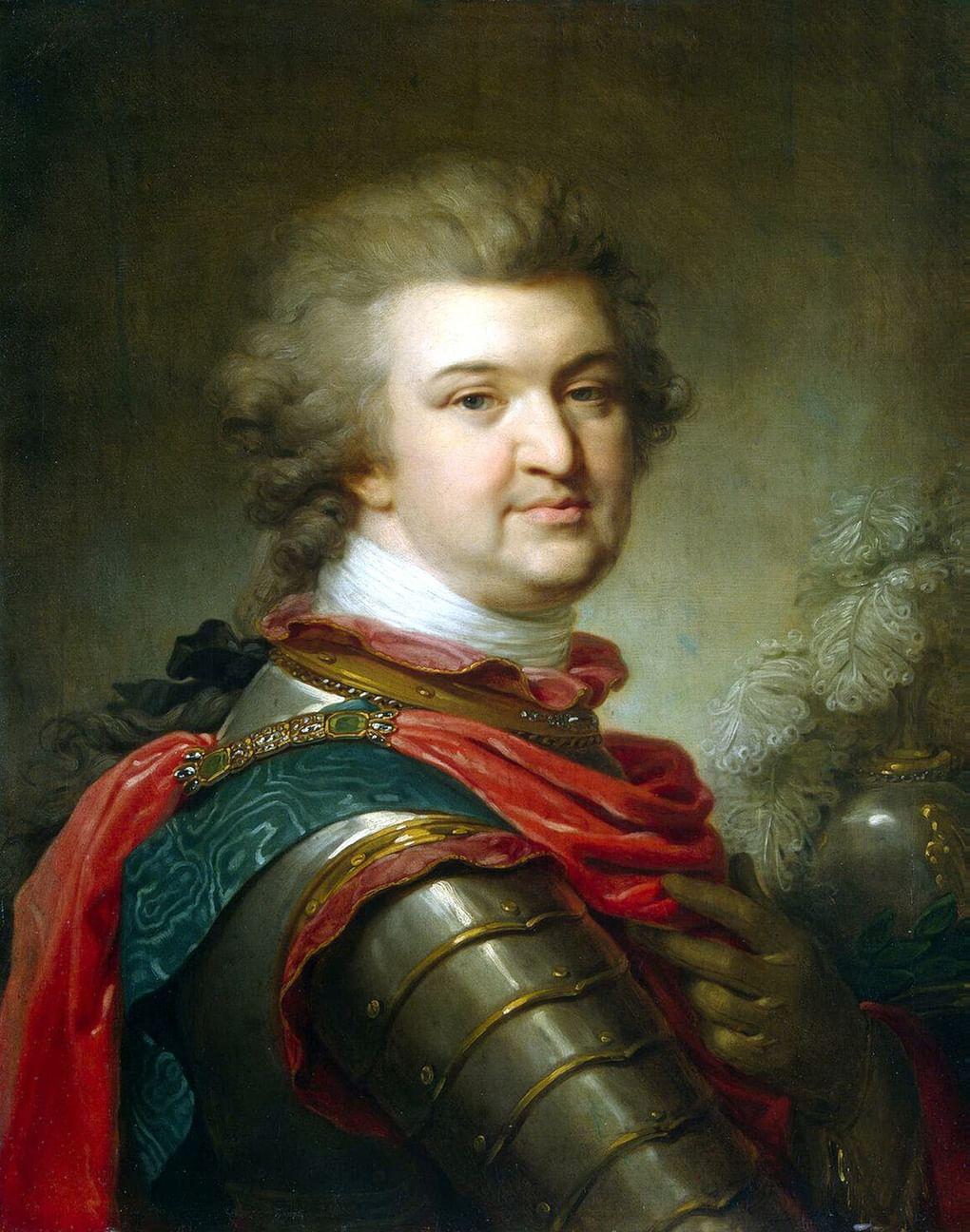 Иоганн Баптист Лампи-старший. Портрет Григория Потемкина. 1791 г. Государственный Эрмитаж, Санкт-Петербург