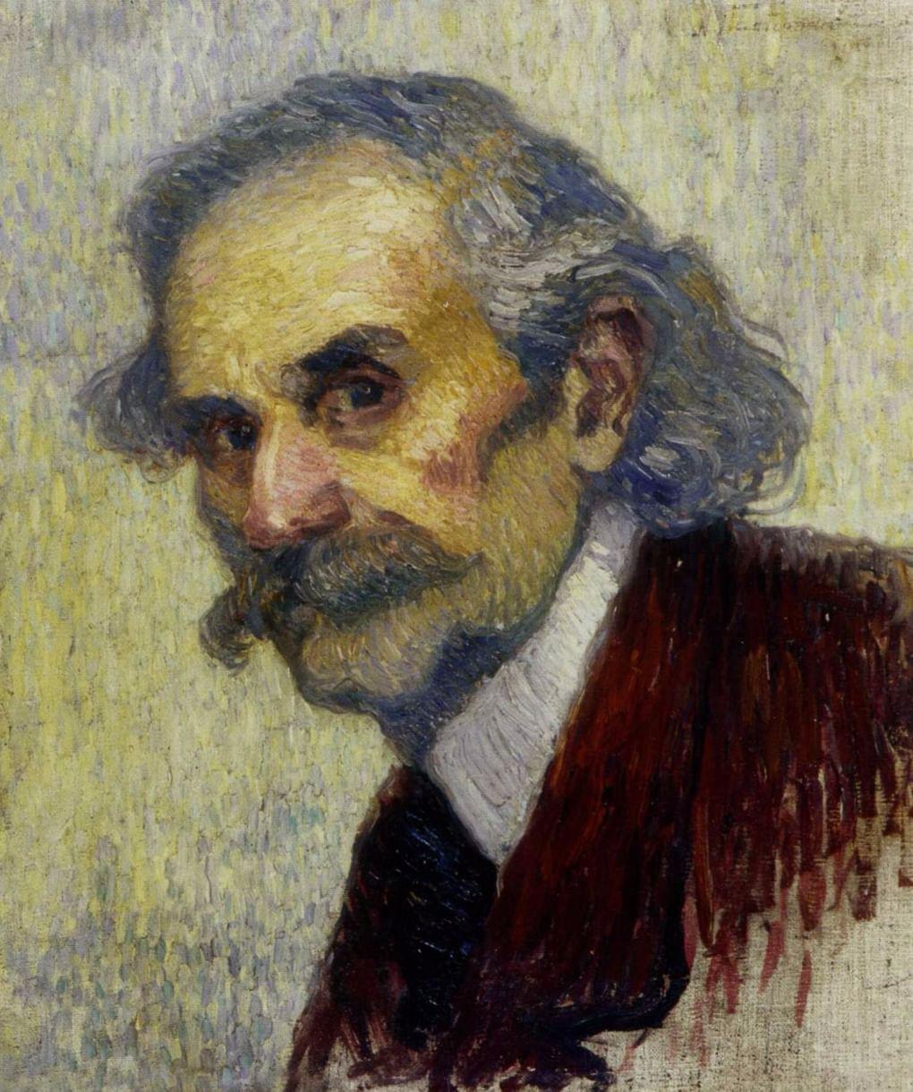 Леонид Пастернак. Дирижер В.И. Сук. Не ранее 1906. Донецкий областной художественный музей, Украина