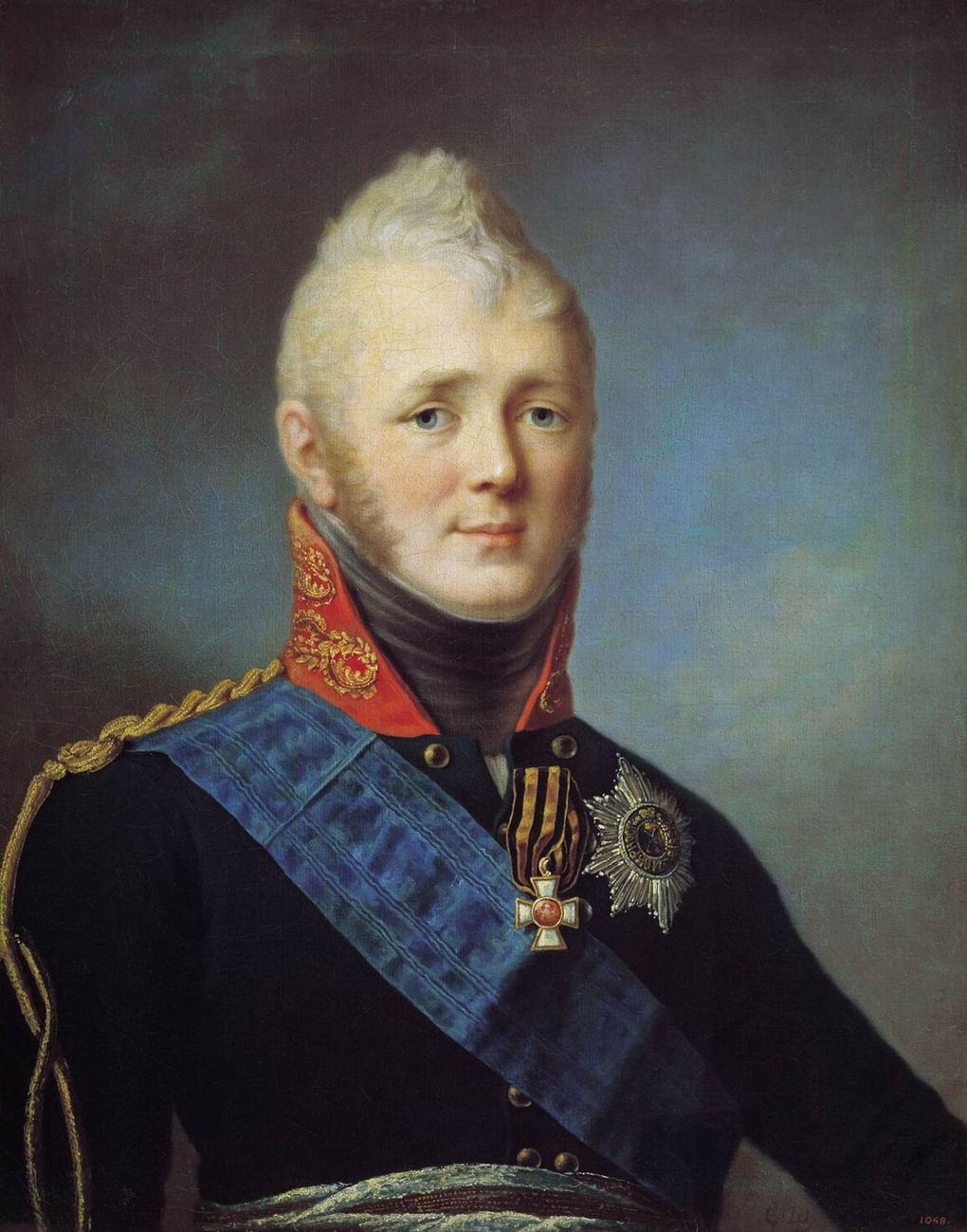 Степан Щукин. Портрет Александра I. Начало 1800-х. Государственный Русский музей, Санкт-Петербург